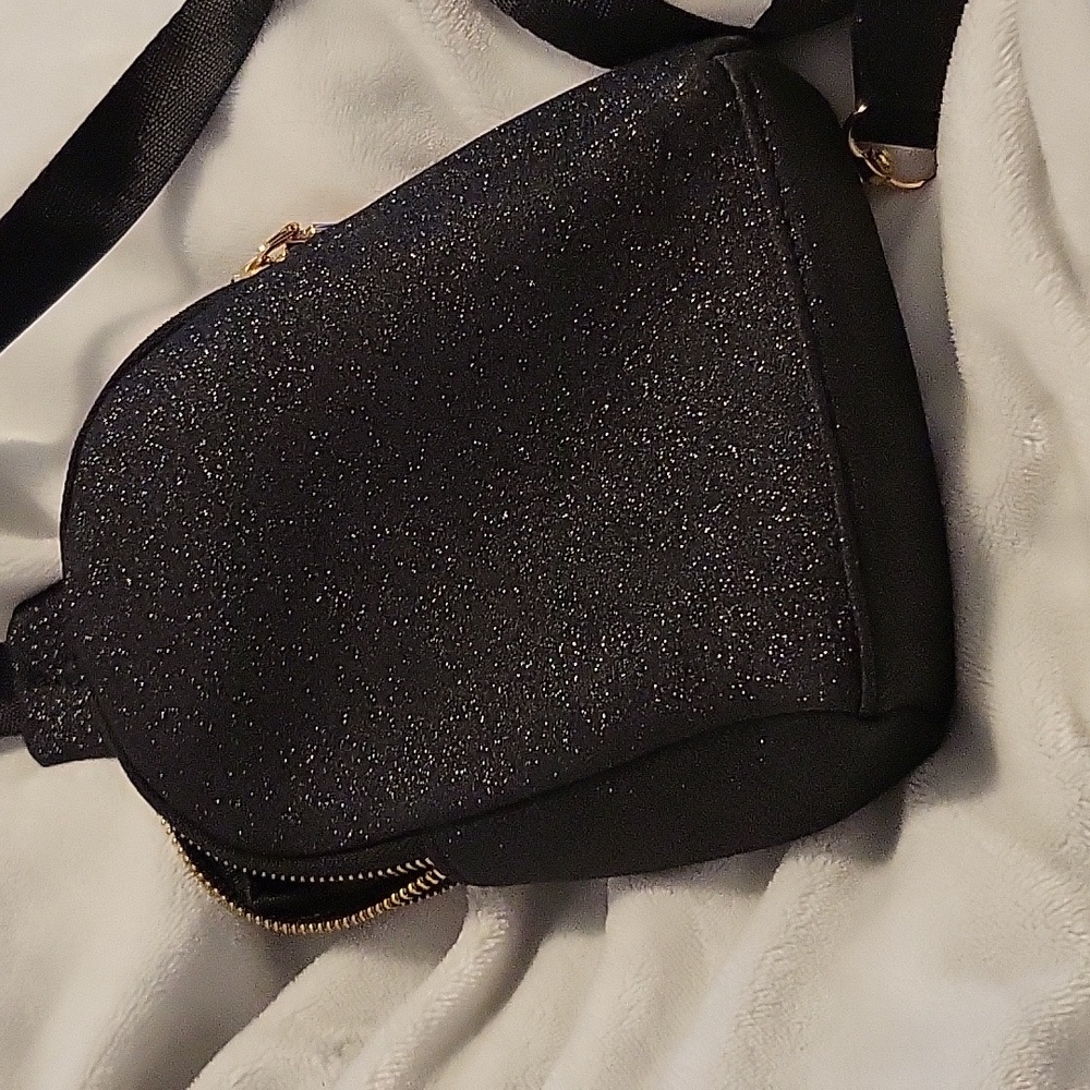 Sparkley Black crossbody bag